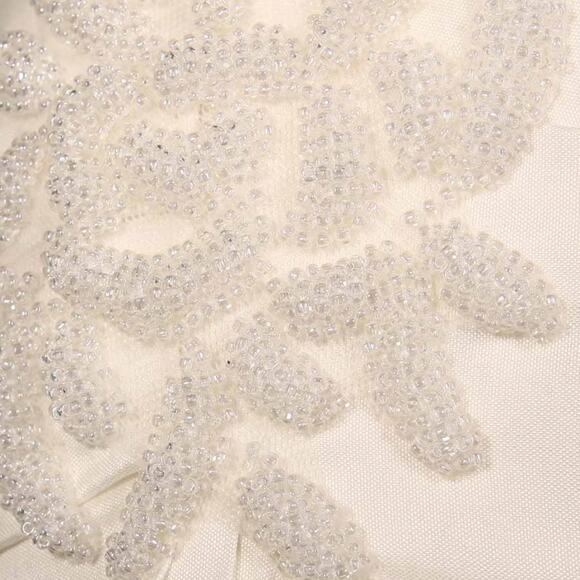 PRONOVIAS Almata Off White Strapless Aline Wedding Dress Gown 14 - Picture 7 of 8